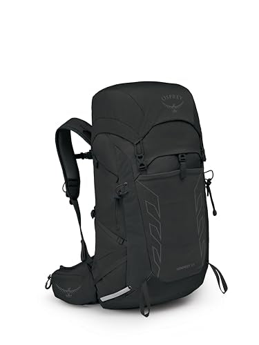 Osprey Tempest 33L Women's Lightweight Hiking Backpack, Black OS - color: Black/Coal Grey, size: 33L - Standard Fit