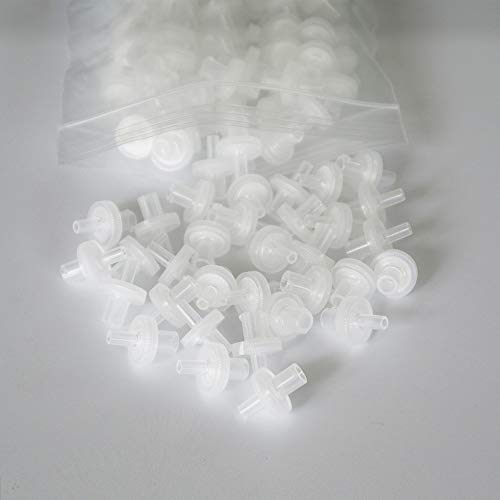 Syringe Filters 13mm Diameter 5.0μm Pore Size with Hydrophilic Nylon Membrane for Laboratory Filtration by Allpure Biotechnology [Pack of 100] (Nylon, 5.0 μm) - size: [13mm & 5.0μm]