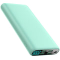Portable Charger 38800mAh,LCD Display Power Bank,5 USB Outputs Battery Pack Backup, USB-C 3A in&out Travel Essential Portable Phone Charger For iPhone 17/16/15/14/13 Pro,Android Samsung Galaxy-Green - color: Green