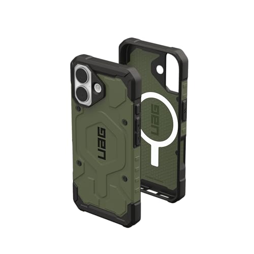 URBAN ARMOR GEAR UAG Designed for iPhone 17 Case Pathfinder - Compatible with MagSafe Military Grade Protective Cover, Olive - color: Pathfinder - Olive