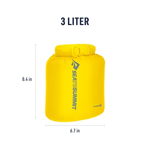 Sea to Summit Lightweight Dry Bag, Multi-Purpose Dry Storage - color: Sulphur Yellow, style: 3 Liter