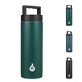 BJPKPK 18oz Insulated Water Bottle Stainless Steel Water Bottle with Handle - color: Army Green, style: 18oz