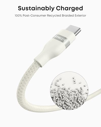 Anker Nano USB A to USB C Cable, CarPlay USB to USB C Cable (3 ft, White) - color: White, size: 3ft