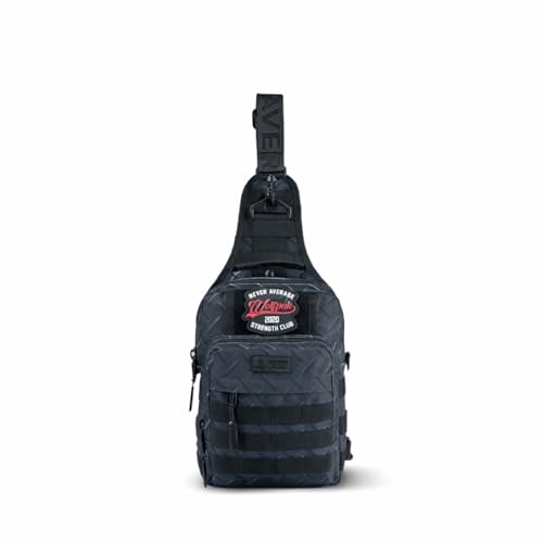 WOLFpak Tactical Sling Bag for Concealed Carry, EDC | Everday Crossbody Daypack - color: Strength Club
