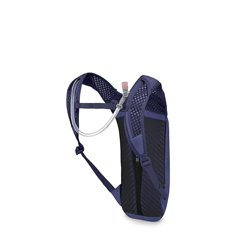 Osprey Berm Biking Backpack with Hydraulics Reservoir - Lightweight Hydration Backpack for Men and Women - color: Botswana Purple Dust Print, style: 2l