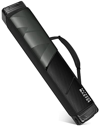 OutdoorMaster Snowboard Bag with ABS Hard Shell Ends for Travel 155CM | ABS Hard Shell Ends, 900D Waterproof Fabric, Thick Foam Padded Snowboarding Bag, Multiple Compartments, Padded Shoulder Strap