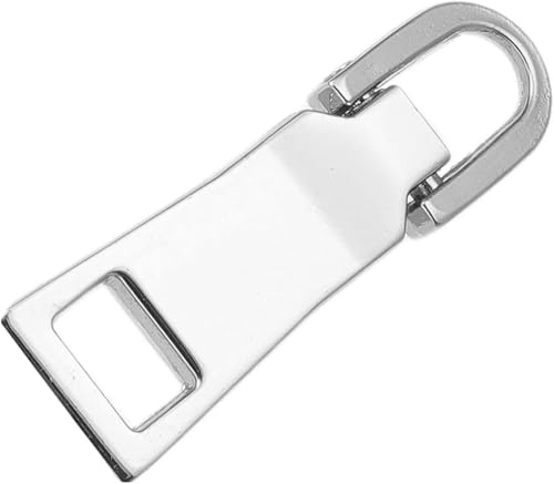 Zipper Pull Replacement Kit, Pull Replacement Repair, Zipper Slider Tab for Luggage Backpack Jacket Suitcase Coat Sewing Notions and Supplies (Silver) - color: Silver