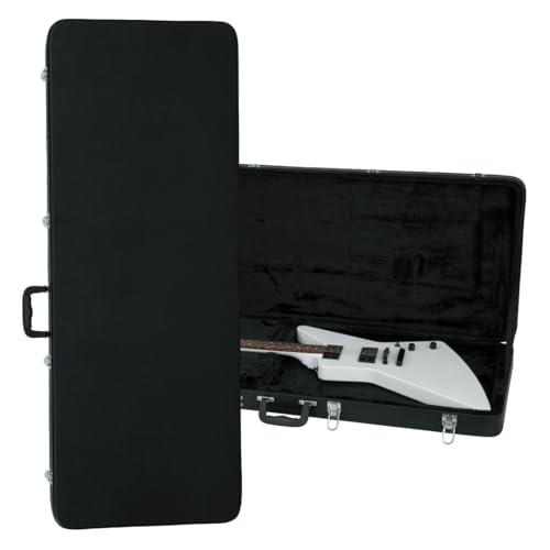 Gator Cases Traditonal Series Hard-Shell Wood Case for Extreme-Shape Electric Guitar Bodies, Fits Flying V, Explorer, Warlock, and More, up to 47.5" in Length (GWE-EXTREME) - style: Extreme