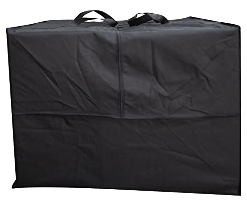 Outdoor Square Cushion/Cover Storage Bag, Protective Zippered Storage Bags with Handles, 32''L x 32''W x 24''H Black - color: Black, size: 32''X32''X24''