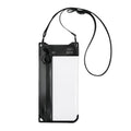 bitplay AquaSeal IPX8 Waterproof Phone Pouch, Outdoor Dry Bag with Adjustable Lanyard for Universal Phone Case,Vertical Wear, Black - color: Black