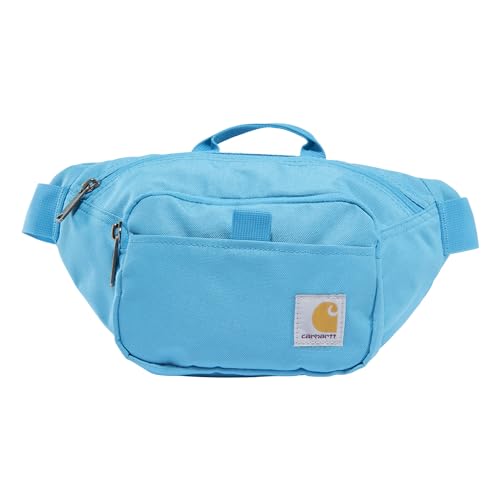 Carhartt Classic Adjustable Sling Bag, Durable, 600-Denier Water Resistant Hip Pack - color: Essential Waist Pack (Atomic Blue)