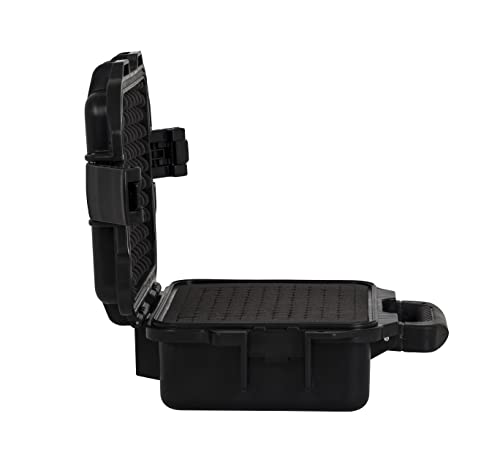 MEIJIA Premium Waterproof Hard Compact Camera Case with customizable fit foam,Full Protection with Light&Convenient Design,11.8"x9.82"x4.7",Elegant Black - size: 11.8"x9.82"x4.7"