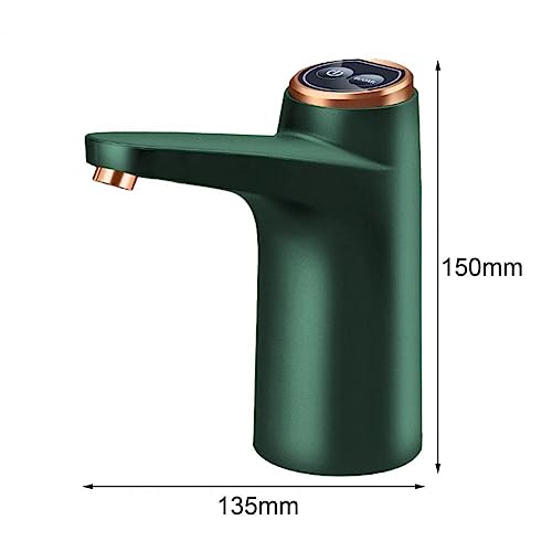 Water Bottle Dispenser,Automatic Drinking Water Pump, Portable Water Bottle Pump for Universal 3, 4 and 5 Gallon USB Electric Charging and Automatic Off Switch Green - color: Green