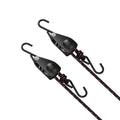 1/4" Ratchet Tie Down Straps, 2-Pack 12ft Adjustable Rope Hangers - size: 2-Pack,1/4''
