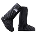 USHTH Black Waterproof Rain Boot Shoe Cover with Reflector (1 Pair) - size: Large