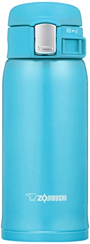 Zojirushi SM-SC36AV Stainless Mug, 12-Ounce, Turquoise Blue - color: Turquoise Blue, style: 12-Ounce