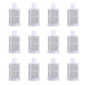 Hose Connection Filter,Spray Internal Filter,Fish Tank Water Pump Suction Strainer,Removable,Tea Set,Fish Tank,Water Pump,Industrial Equipment(12 Packs) (Size:1/2''inch (12MM))