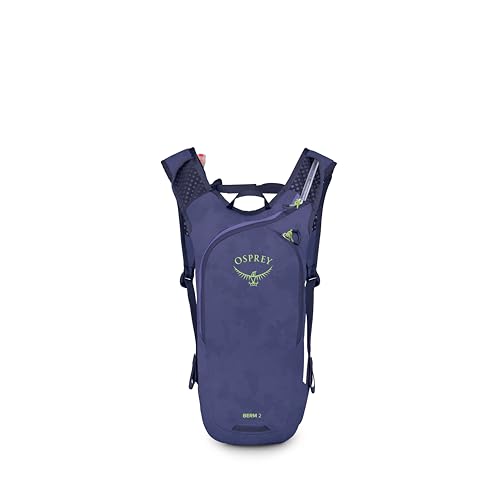 Osprey Berm Biking Backpack with Hydraulics Reservoir - Lightweight Hydration Backpack for Men and Women - color: Botswana Purple Dust Print, style: 2l