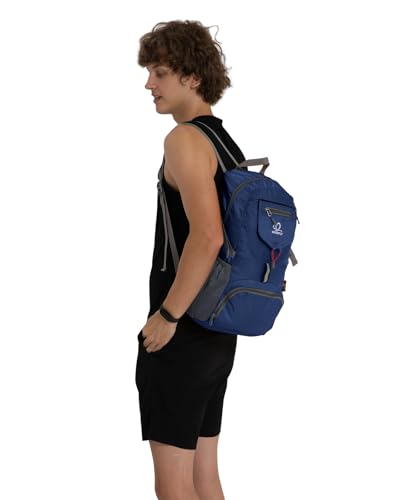 WATERFLY Small Lightweight Packable Backpack: 20l Hiking Daypack Man Woman | 20L,Recycled nylon material,Multi-compartment storage,Water-resistant,Everyday carry,Ultra Light Foldable Travel Day Pack - color: Grey3