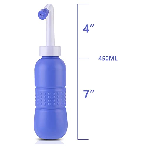 Portable Bidet Bottle for Travel Personal Hygiene Care Manual Bidet (11in) - size: 11in