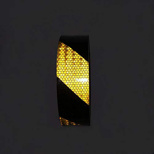 ONTWIE Reflective Tape, 2inch x 30ft, Reflective Safety Tape, Yellow Black - color: Yellow/Black