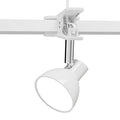 deeloop Clip On Light, 400LM Reading Lamp, Flexible Clamp Light, White | Compact clip light with powerful illumination and flexible positioning for reading, desks, beds, dorms, and small spaces - color: White