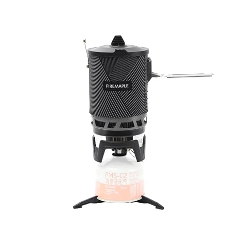 Fire-Maple Fixed Star 2 Pro Backpacking Camping Stove System, Black 19.8oz - color: Dark black