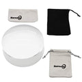Sanung 8X Dome Magnifying Glass High Definition Round High Transparent Acrylic Optical Magnifier Reading Aid Paperweight Half Ball Lens Magnifier for Reading Books Map Newspapers - size: Compact