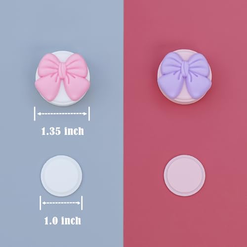 2 Pack Kids Shoe Holder for Airtag 2nd & 1st - Waterproof Cute Pink Shoe Clips Tracker Case for Girls (Small Bows)