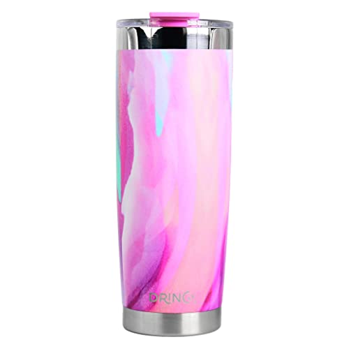 Drinco - 20 oz Stainless Steel Tumbler | Double Walled Vacuum Insulated Mug With Lid, 2 Straws, For Hot & Cold Drinks (20oz Galaxy, 20oz) - color: 20oz Galaxy