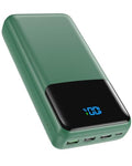 Portable Charger Power Bank 50000mAh, PD 30W and QC 4.0 Fast Charging - color: Green