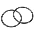 uxcell 2Pcs M6 x 80 x 92mm(WD. x ID. x OD.) Metal Rings, 304 Stainless Steel Solid Welded Seamless O-Ring Decorative Connecting for Macrame, Hanging Slings Rope, Black - size: M6 x 80 x 92mm(WD. x ID. x OD.)