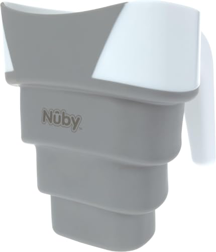 Nuby Collapsible Rinse Pail for Baby Bath Time - Collapsible Bucket with Easy Grip Handle to Rinse Baby Shampoo and Soap - Essentials (Pack of 12) - size: (Pack of 12)