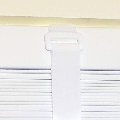 Reusable Cinch Straps 1.5" x 20" - 6 Pack, Multipurpose Quality Hook and Loop Securing Straps (White) - size: 1.5" x 20" White