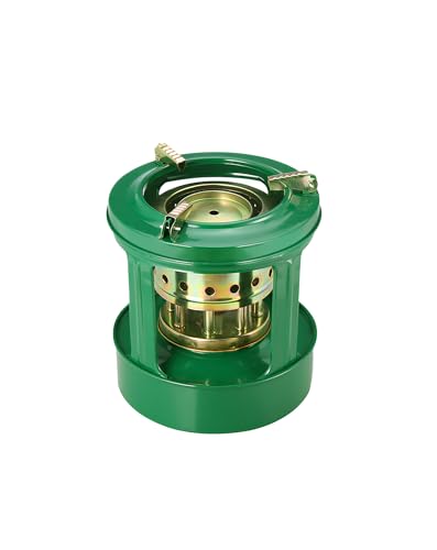 Camping Picnic Burner Furnace, Efficient Portable Camping Stove, Backpacking Oil Stoves Cooker Cookware, Handy Outdoor Portable Kerosene Stove (Round) - size: Round