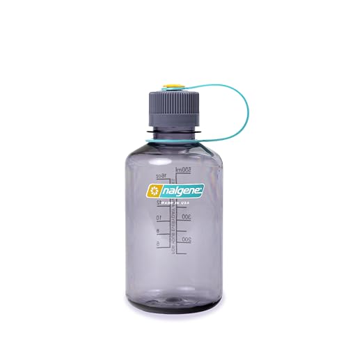 Nalgene 16 oz Narrow Mouth Water Bottle, Aubergine - color: Aubergine, size: 16 Ounces
