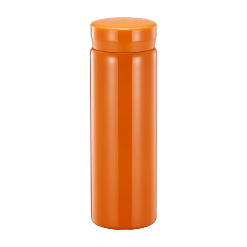 10oz Mini Water Bottle Stainless Steel Thermos Small Flask - Insulated Vacuum, Leak Proof, Keeps Drinks Hot/Cold - Ideal for Coffee, Tea, Water - Orange - color: Orange, size: 9.5 Ounces