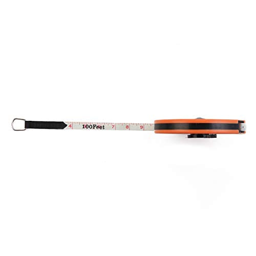 KSEIBI 302910 Long Fiberglass Tape Measure Double Face Printing Inch/Metric for Construction Work (66ft / 20m) - size: 18.3 m