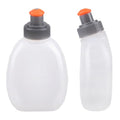 Running Water Bottle Handheld Plastic Flask Hydration Vest Packs Waist Belt Replacement for Runners Marathon Cycling Hiking - color: 01 Water Bottles - 170ml/5.7oz - 2 Packs