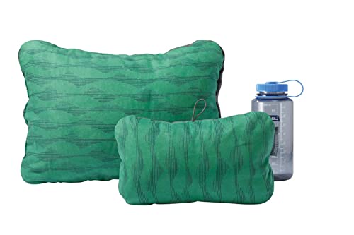 Therm-a-Rest Compressible Camping and Backpacking Pillow, Green Mountains Print, Large - color: Green Mountains Print, size: Large - 16 x 23 Inch