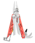 LEATHERMAN Signal 19-in-1 Multi-Tool, Guava | Ferrocerium Fire Starter, Emergency Whistle & Diamond-Coated Sharpener for Camping, Hiking & Survival, Made in USA - color: Guava
