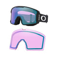 Oakley Line Miner Medium Ski Goggles REPLACEMENT LENSES OO7093 For Men For Women +Designer iWear Care Kit - color: Prizm Iced Iridium