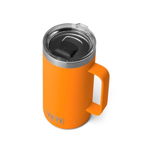 YETI Rambler 24 oz Mug, Vacuum Insulated, Stainless Steel with MagSlider Lid - color: King Crab