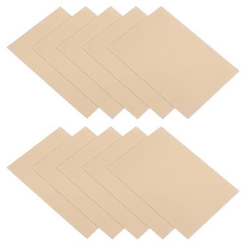 PATIKIL Down Jacket Repair Patch 6" x 8", 10 Pack Self Adhesive Nylon Fabric Patch for Tent Clothes Outdoor Camping Gear, Khaki - color: Khaki