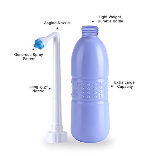 Portable Bidet Bottle for Travel Personal Hygiene Care Manual Bidet (16in) - size: 16in