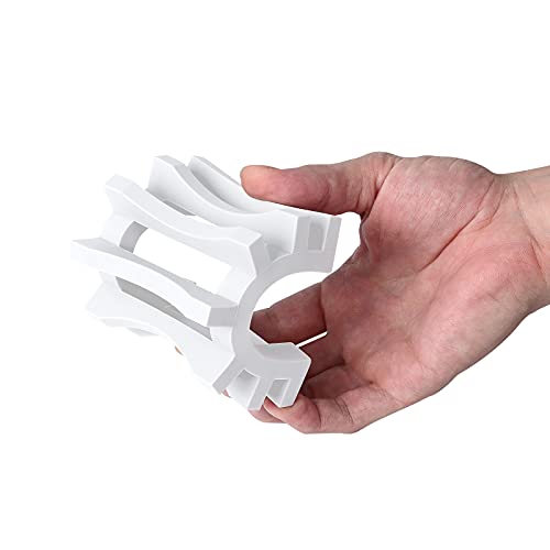Topsky 2Pcs Soap Dish Holder, Non-Slip Bathroom Accessories Silicone Soap Case Saver, Sink Deck Bathtub Shower Dish Soap Drainer, Silicone Holder for Soap, Sponges, Scrubber (White) - color: White