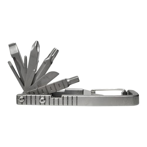 PELZ 12-in-1 Carabiner Multitool with Bottle Opener & Screwdrivers