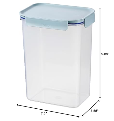 LocknLock Classic-Plus Plastic Food Storage Container | Airtight Plastic Food Storage Containers with Lids | BPA Free Stackable Food Storage for Meal Prep, Leakproof, Freezer & Dishwasher Safe, 3.8L - size: 3.8 l