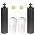 Gravity Water Filters Replacement for Berkey®, BB9-2® Black Carbon Filter and PF-2® Fluoride Filters Compatible with Berkey® Water Filter