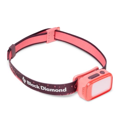 BLACK DIAMOND Wiz Kid Headlamp, Rechargeable, Dimmable, Himalayan Salt | USB-C charging for training, travel, and repeat use, for hiking, camping, running, backpacking, and emergencies - color: Himalayan Salt